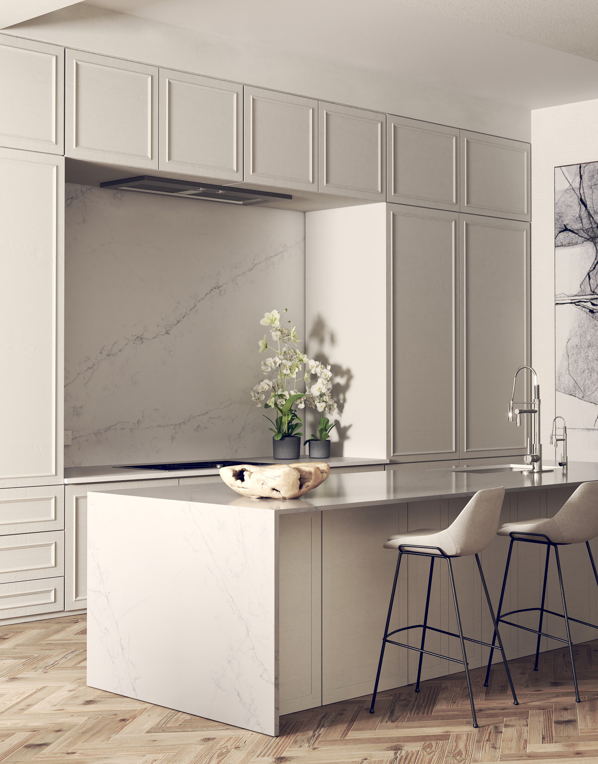 Keukenblad Composiet - White Swan - Afbeelding 5